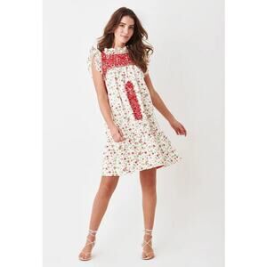 Mi Golondrina Olivia Short Dress Specialty Floral, size M